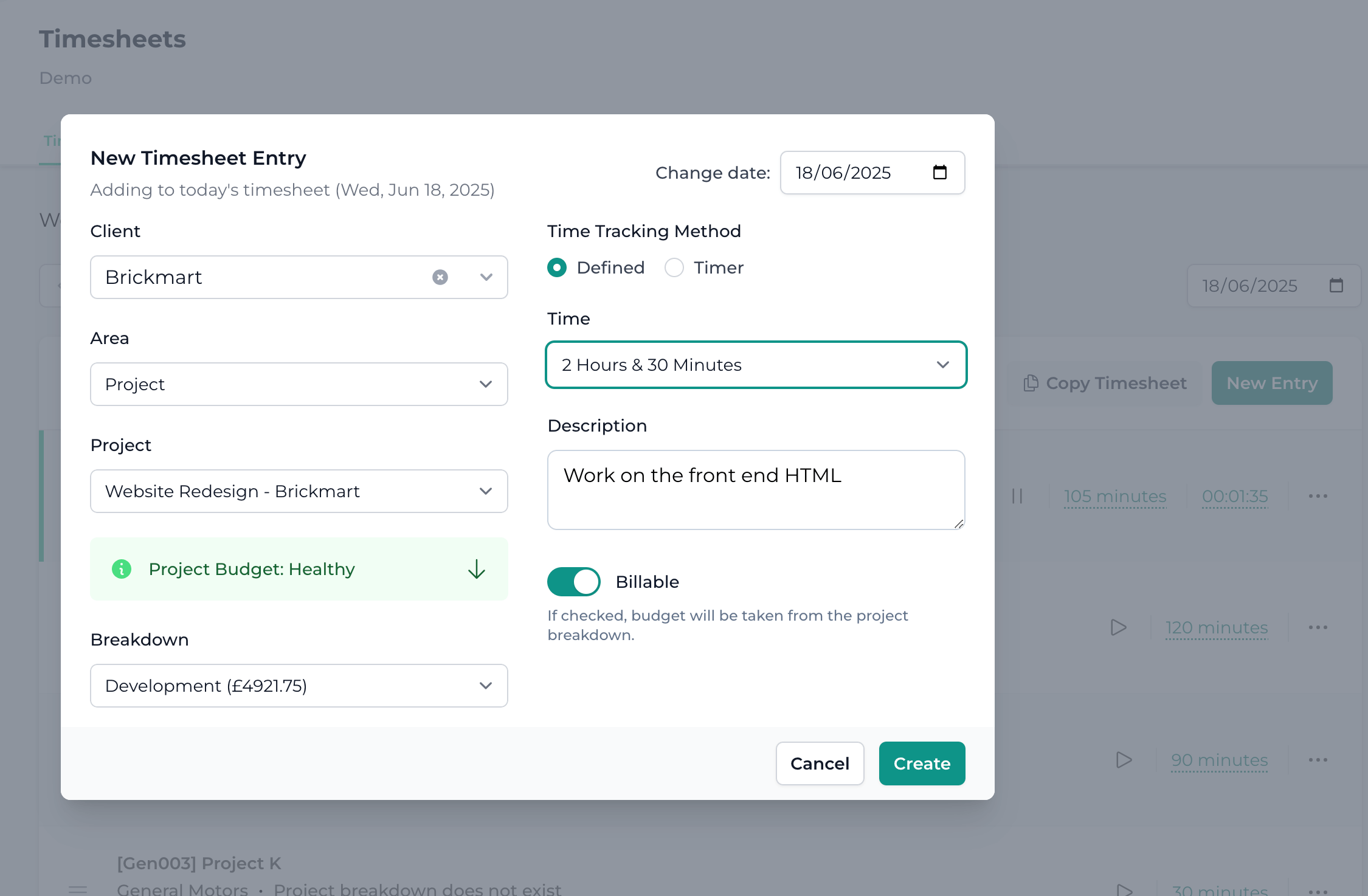 Product screenshot