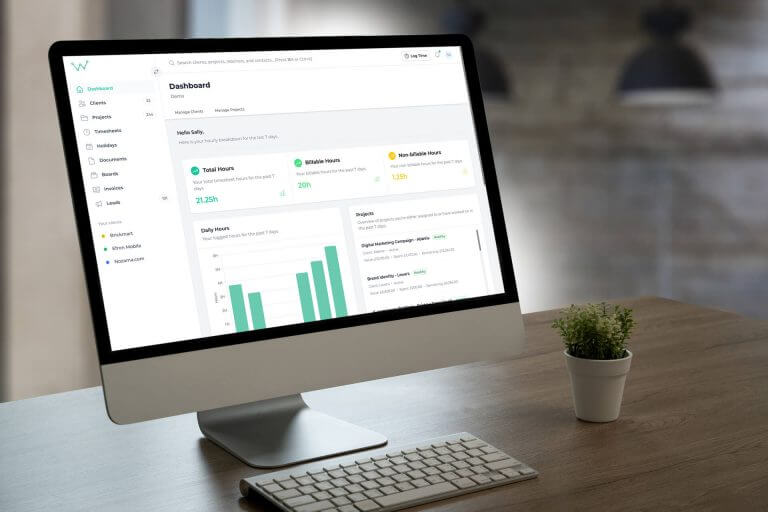 Wisdom Agency Software - Dashboard